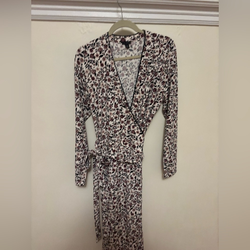 Ann Taylor Floral Wrap Dress